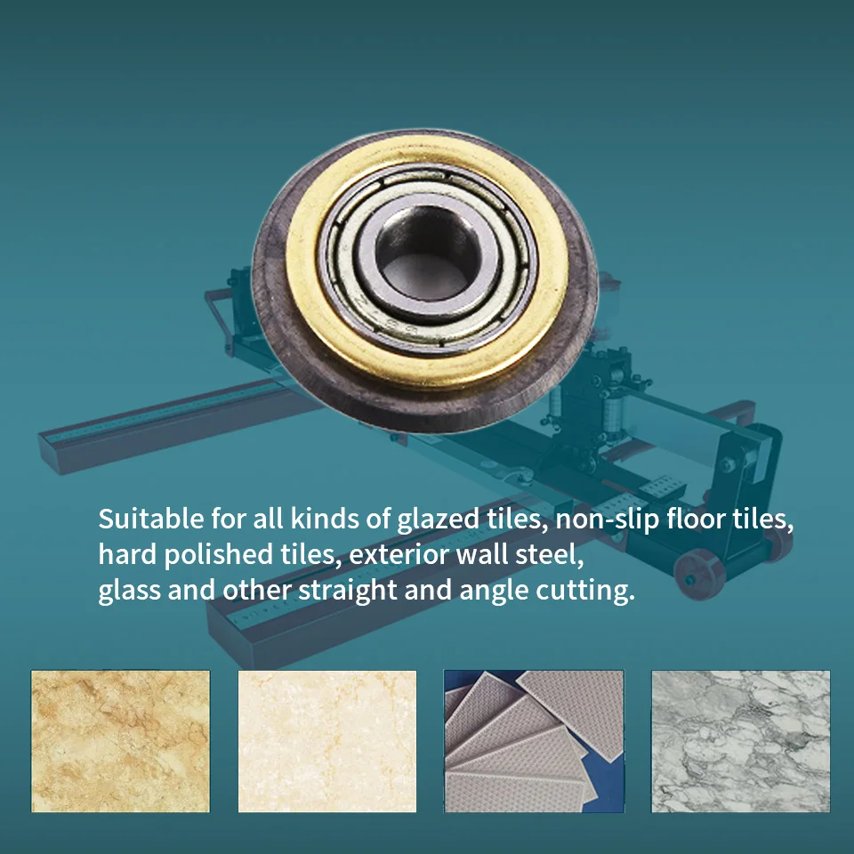 Manual Tile Cutter Wheel Rotary Bearing Wheel Tile Brick Cutter Replacement For Cutting Machine 22mm Cutting Tools Accessories