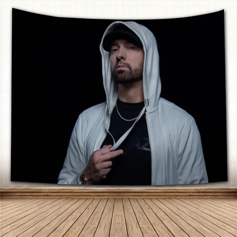

Custom Eminem Tapestry Wall Hanging Wall Fabric Tapestry Art Home Decoration Sleeping Pad Wall Carpets Dorm Decor