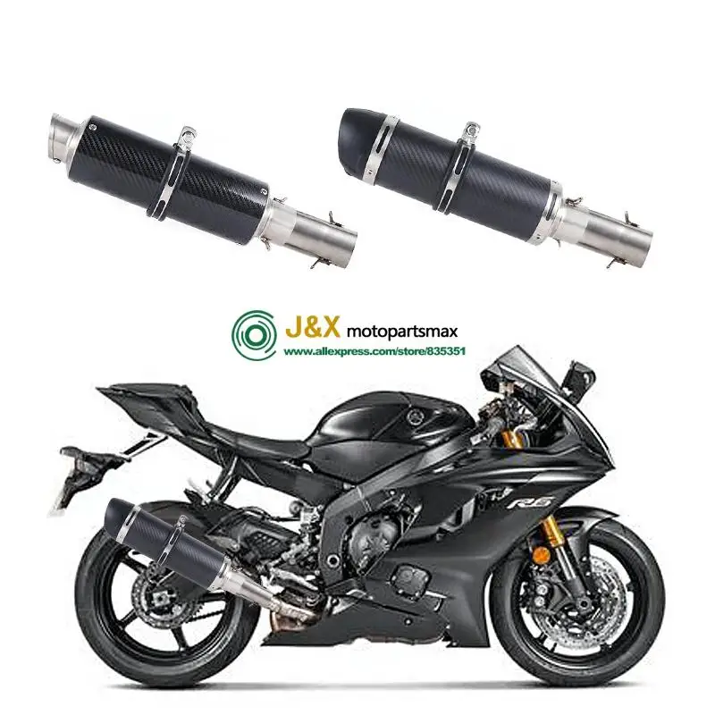 Выхлопная труба для мотоцикла полная система глушитель выхлопной трубы Yamaha R6 YZF-R6