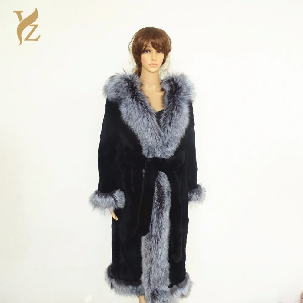 YZ. FURTURE/Модная теплая зимняя куртка из натурального меха кролика рекс высокого качества, новая куртка из натуральной кожи, модная Женская Толстая кофта