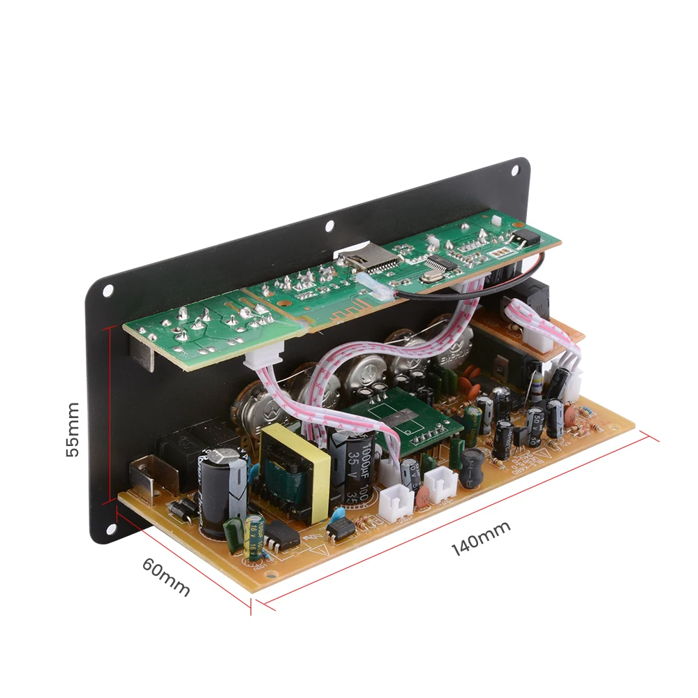 Цифровой усилитель AIYIMA с Bluetooth сабвуфер плата двойным микрофоном усилители для