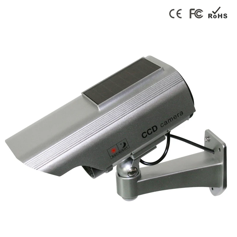 Фальшивая камера наблюдения с солнечной батареей наружная безопасности высокой