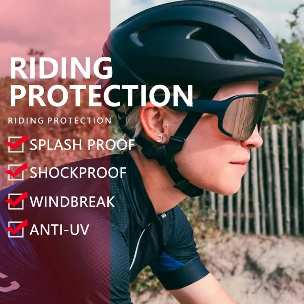 

108 Sport Glasses Ventilated Windproof Adjustable PC Cycling Eyewear for Running