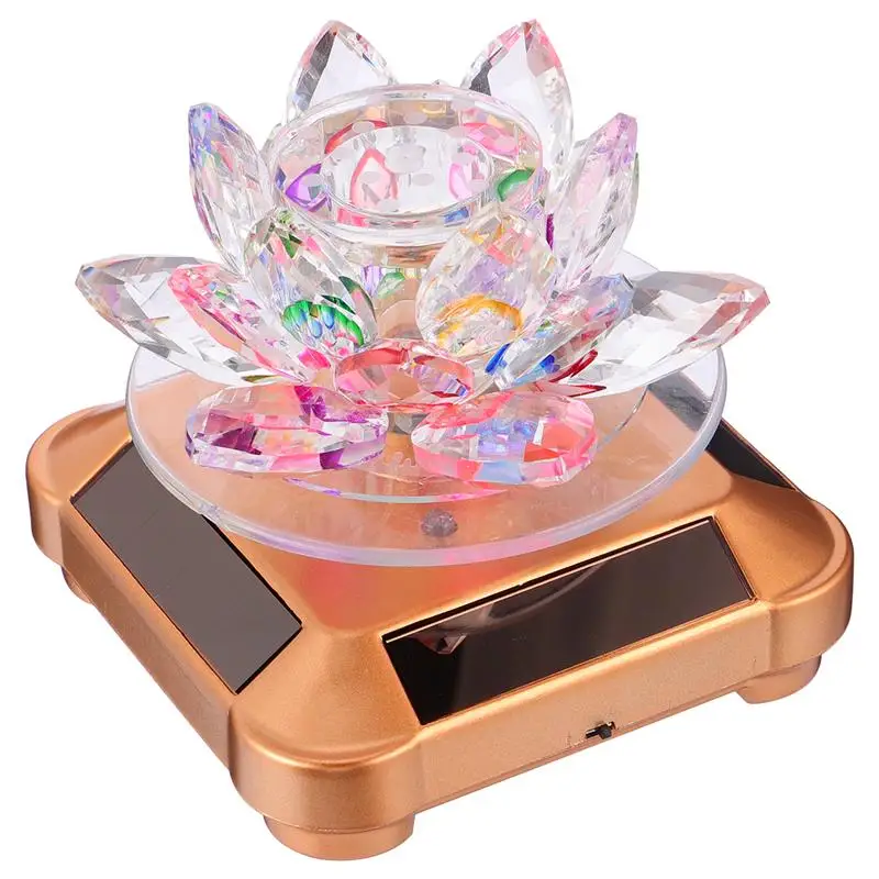 1 шт. Вращающаяся лампа в виде лотоса автомобильная подставка для духов