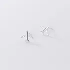 Камира реальные 925 стерлингового серебра в Корейском стиле со стразами самолета белый циркон, серьги со шпилькой, для Для женщин Уникальный Вечерние прекрасный подарок 2021