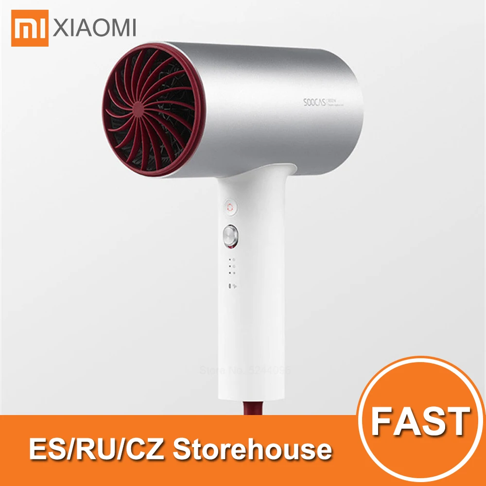 Xiao mi jia Soocas Hair Anion H3 быстросохнущие инструменты для волос 1800 Вт для Xiao mi Smart Home комплекты mi фен дизайн