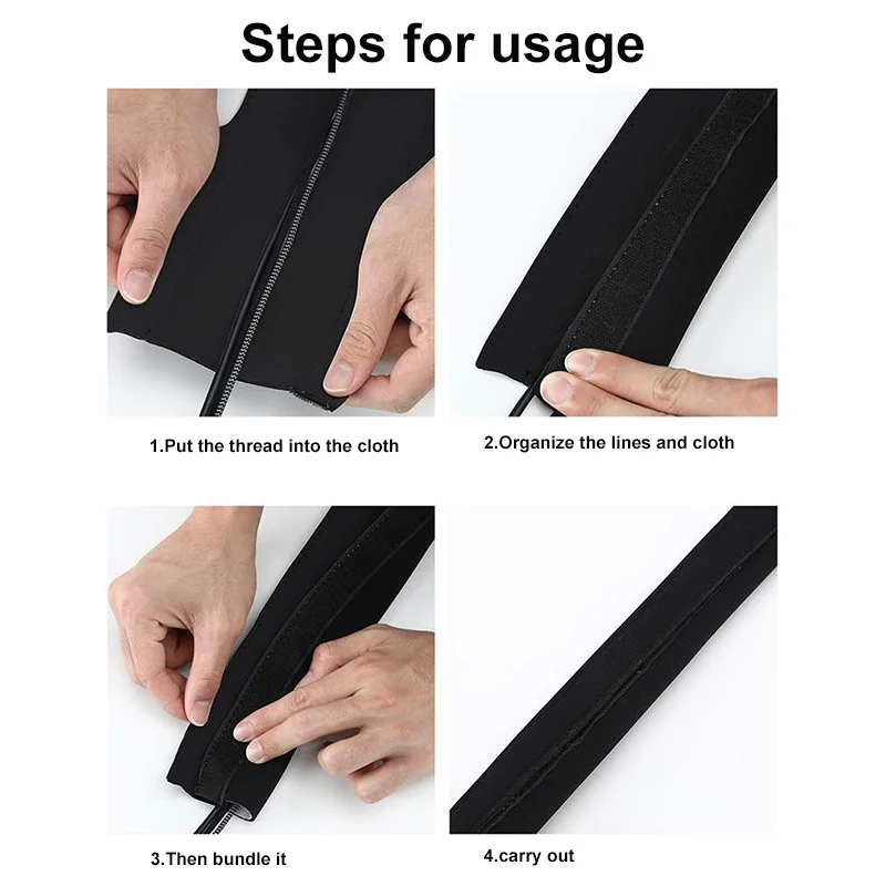 Новый Неопреновый Чехол для кабеля органайзер хранения шнура скрывающая