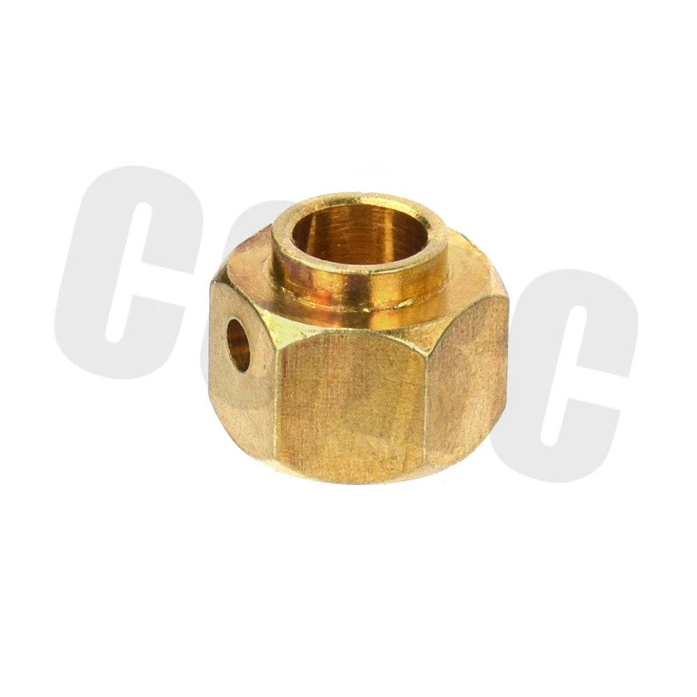 4pcs Brass Axle Widen 12mm Hexagon Wheel Adapter 6mm/8mm/9mm For 1/10 RC Crawler Car TRX4 T4 Upgrade Parts | Игрушки и хобби