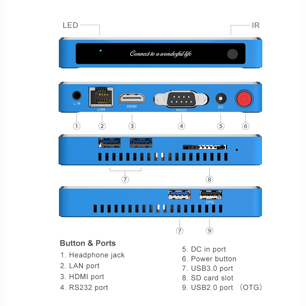 Новинка Beelink GT King Pro Smart TV BOX Hi Fi Lossless Amlogic S922X H четырехъядерный процессор Android 9 0 4 Гб +