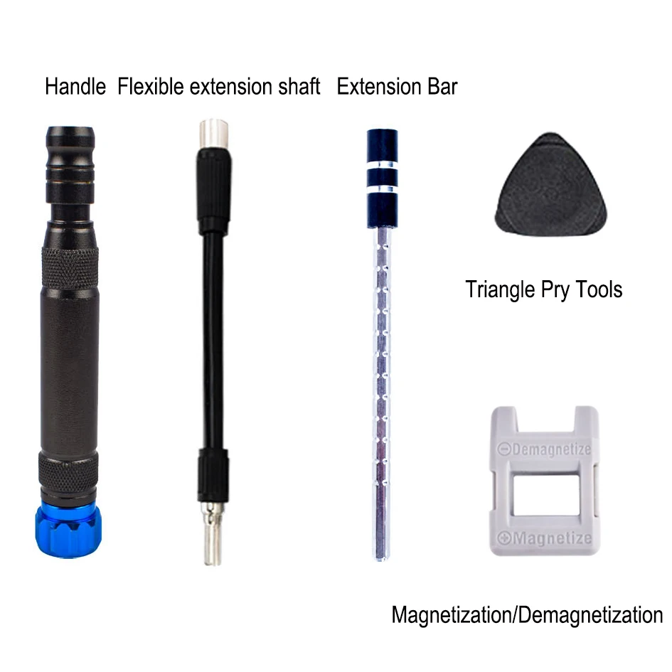 64 в 1 Набор отверток магнитная отвертка Бит Torx многофункциональный мобильный