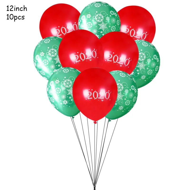 10pcs red green Cyuan,, новогодние, вечерние, с декором, счастливый год, фото стенд, реквизит, бумага, фоторамка, реквизит, год,, номер, воздушные шары, Декор - Цвет: 10pcs red green