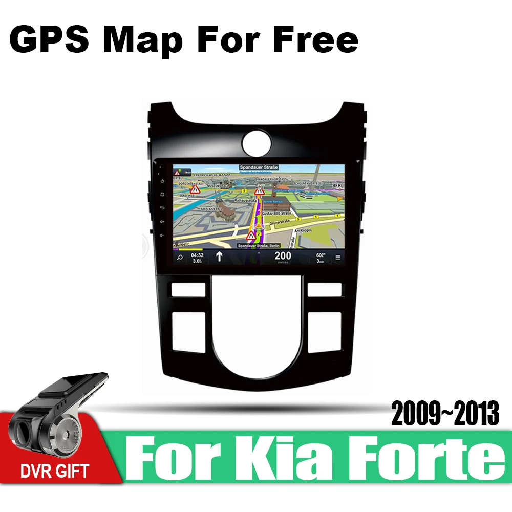 Автомобильные аксессуары для Kia Forte 2009-2013 AT мультимедийный плеер на Android система