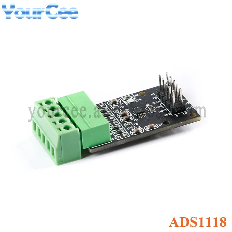 

ADS1118 ADC модуль 16-битный аналогово-цифровой модуль преобразования 4-канальный ADC внутренний датчик температуры SPI сбор данных