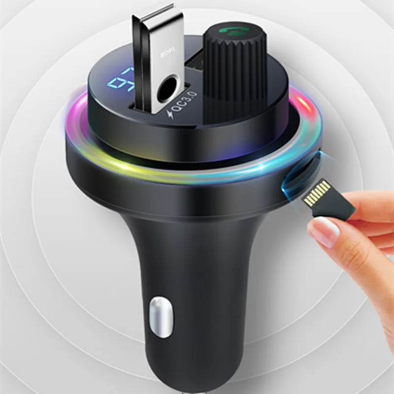 Автомобильное зарядное устройство с двумя USB-портами и поддержкой быстрой