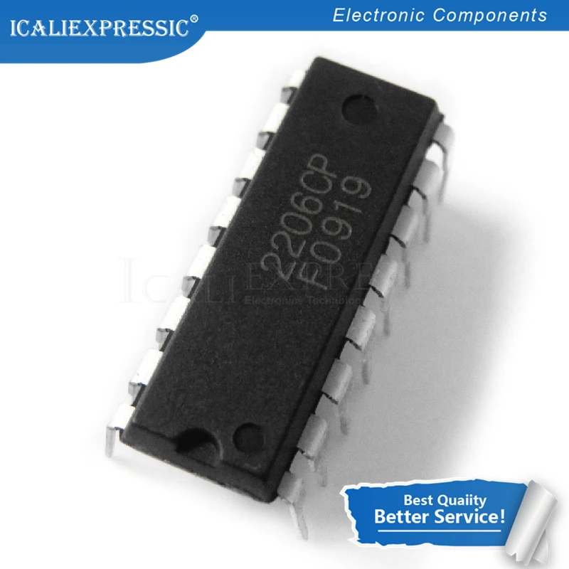 

20 шт. XR2206CP DIP16 XR2206 DIP 2206CP DIP-16 Новый и оригинальный IC