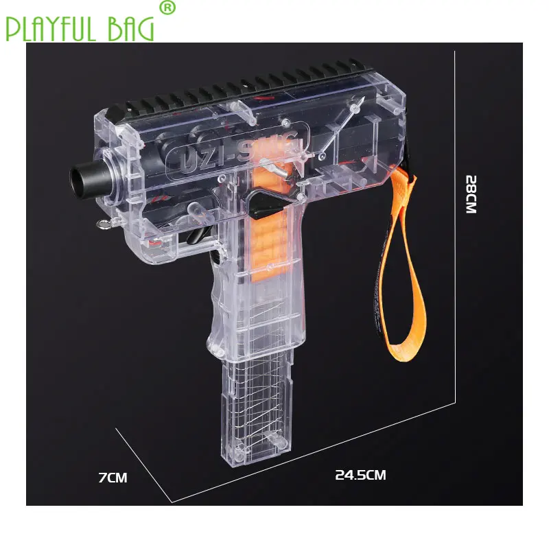 

2021 outdoor sports new model CS game competition Uzi electric continuous fire soft bullet gun EVA decompression toy gift nd01