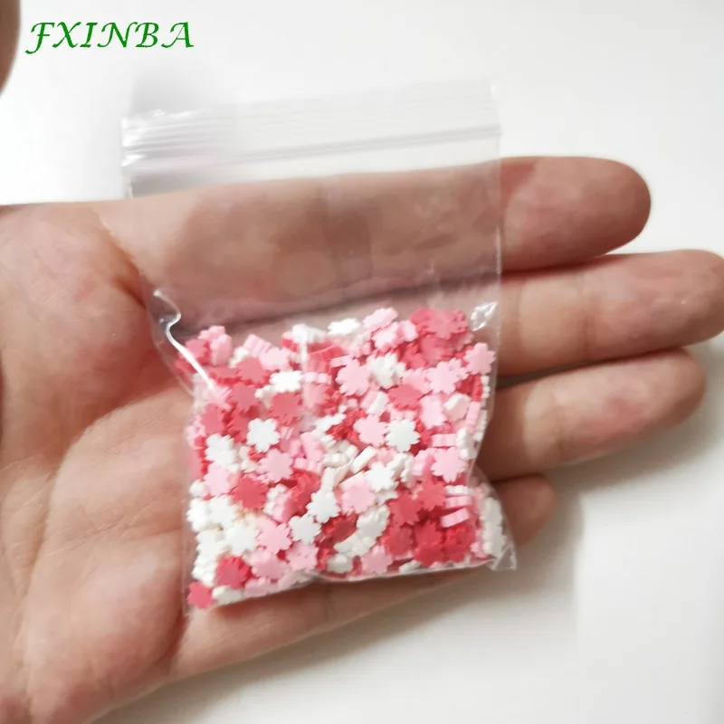 FXINBA 10 г Fimo амулеты дополнение разбрызгивает слизь наполнитель пушистая клейкая масса Игрушки слизь Поставки аксессуары глина DIY ломтики торта десерт