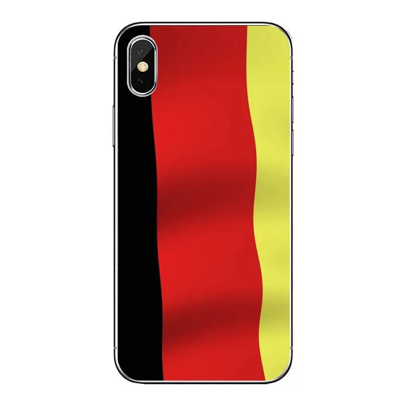 Прозрачные мягкие чехлы Чехлы германия обои с флагом для iPod Touch iPhone 4 4S 5 5S 5C SE 6 6S 7 8 X