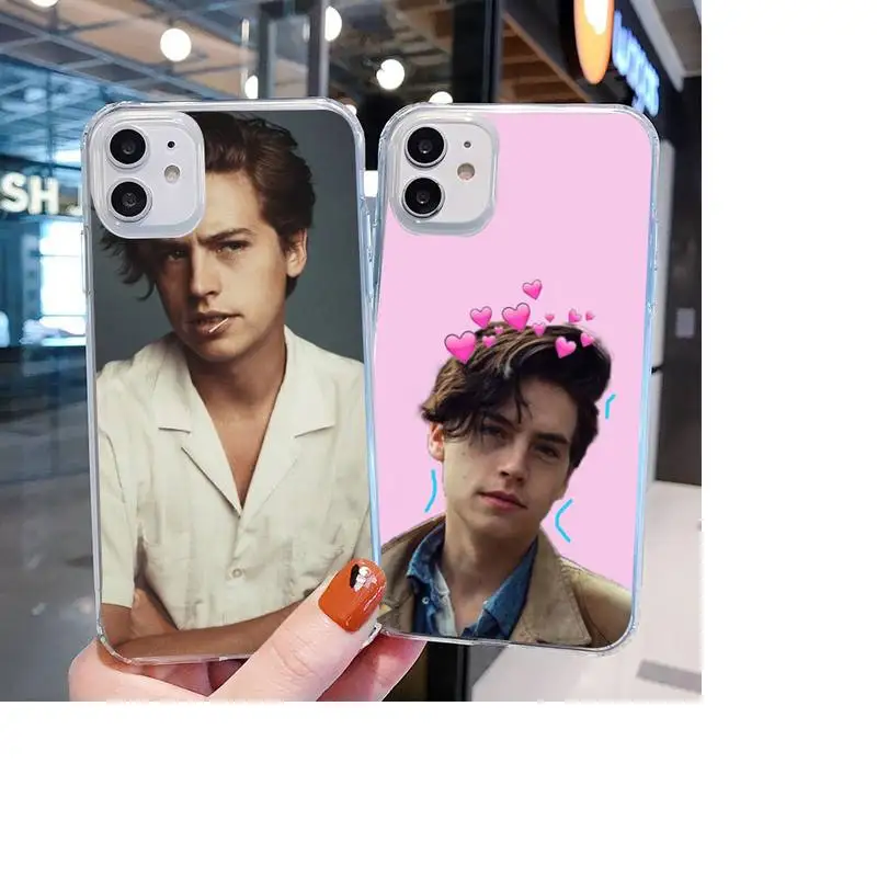 

Cole Sprouse Phone Case For Clear-Iphone 5 5s se 6 6s 7 8 11 12 X Xs Xr Pro Plus Max Mini Cover