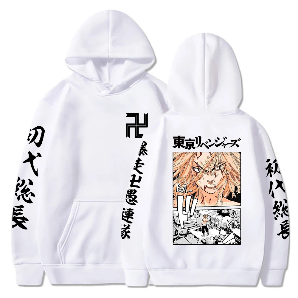 

2021 New Arrival Anime Tokyo Revengers Cosplay Hoodies Majiro Sano Sweatshirts Cozy Pullovers Sudadera felpa moletom Clothes