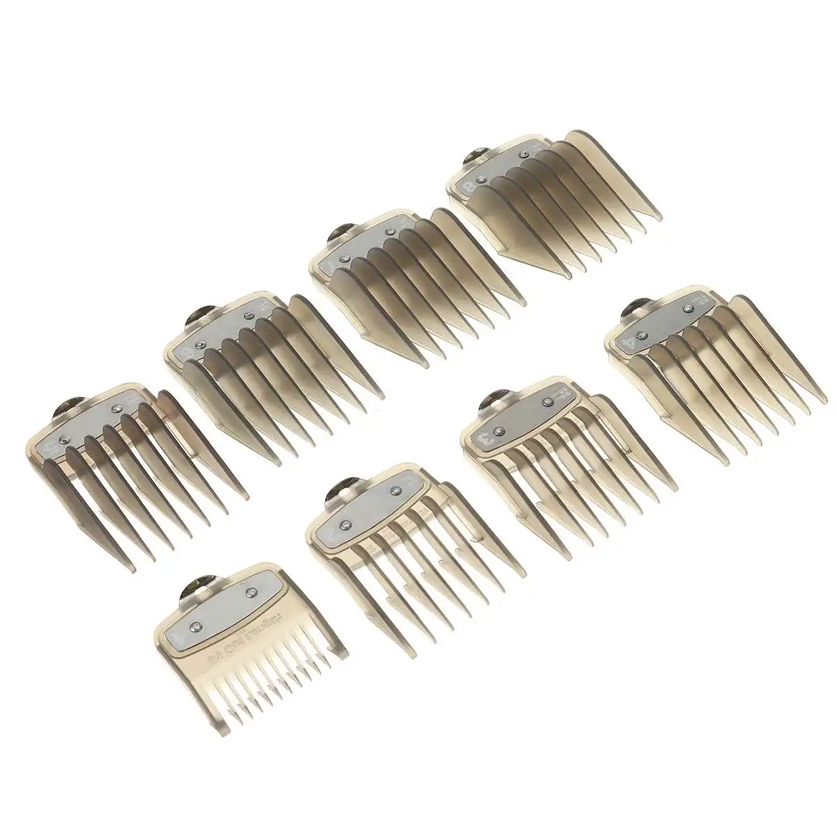 

2/8/10Pcs Hair Clipper Cutting Guide Comb Guards 1.5-25mm Limit Comb Tools Kit for WAHL for 46x38mm Cutting Head Hair Clipper