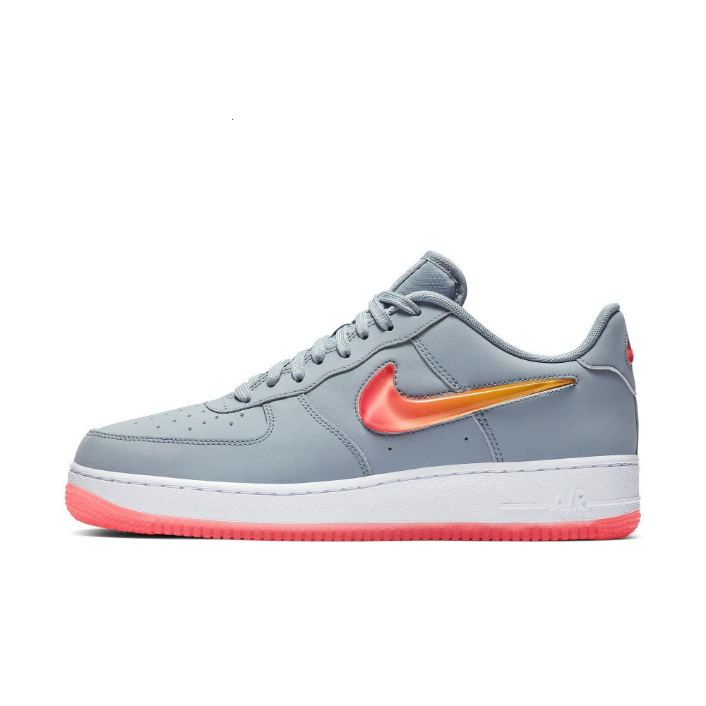 AT4143-400 Nike Air Force 1 '07 Just Do It AF1 Новое поступление дышащая мужская обувь для скейтбординга низкие удобные кроссовки для мужчин# AR7719-100 - Цвет: AT4143-400