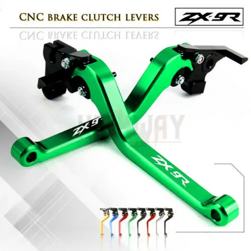 

Long Brake Clutch Levers Motorcycle Adjustable Accessories CNC Brake Handle Bar Lever For KAWASAKI NINJA ZX9R ZX 9R 2000-2003