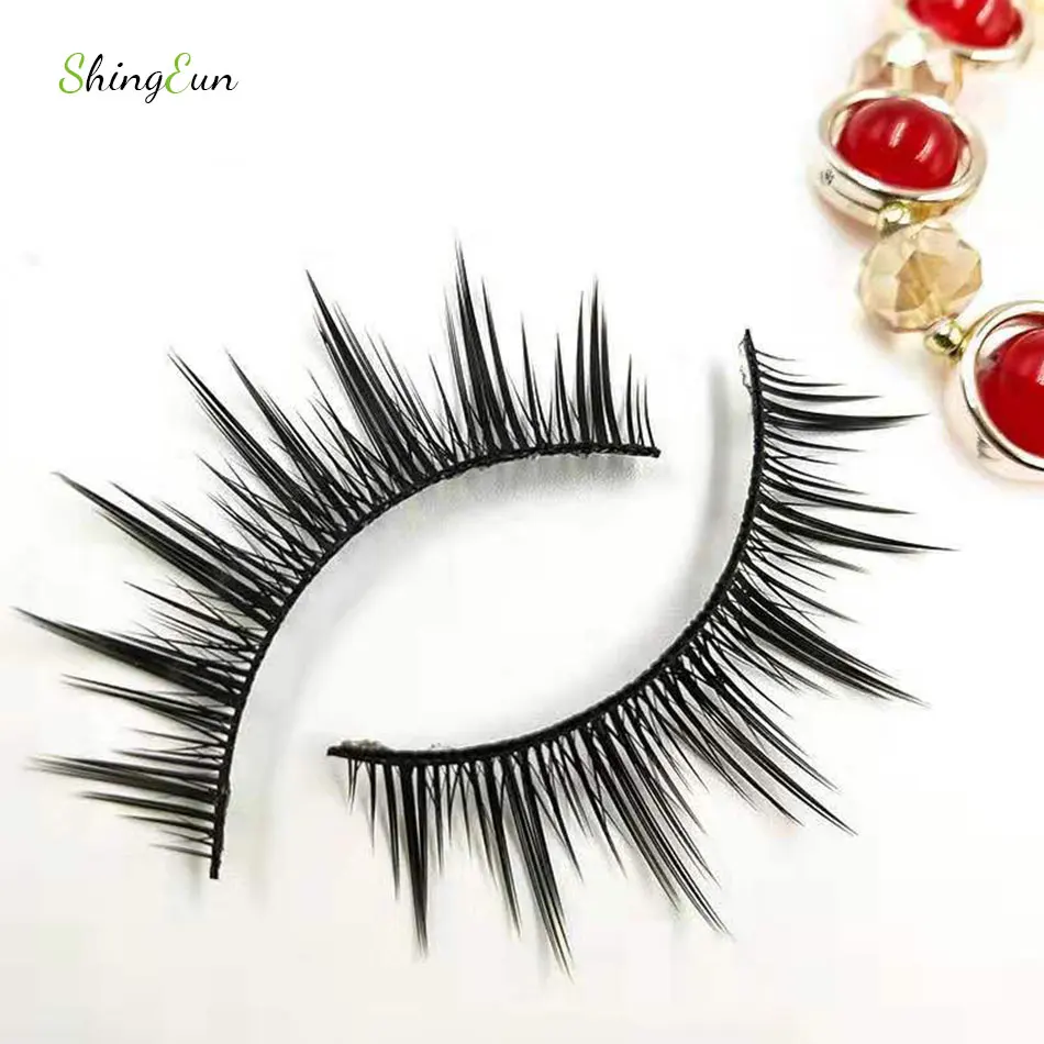 Норковые ресницы 5D накладные из натуральных волос ручной работы многоразовые