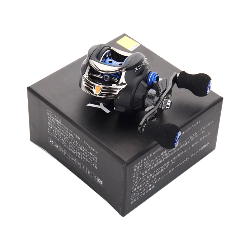 

Low-Profile Reel High Speed Lightweight Centrifugal Brake Long Throw 14+1 Axis Hit Black Matter Luya Drip Fishing