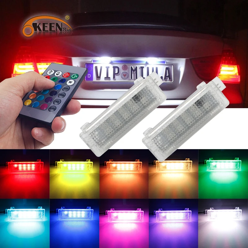 1 Набор ошибок RGB 9SMD светодиодный свет номерного знака для BMW E39 E60 E82 E9 Авто Canbus 5050