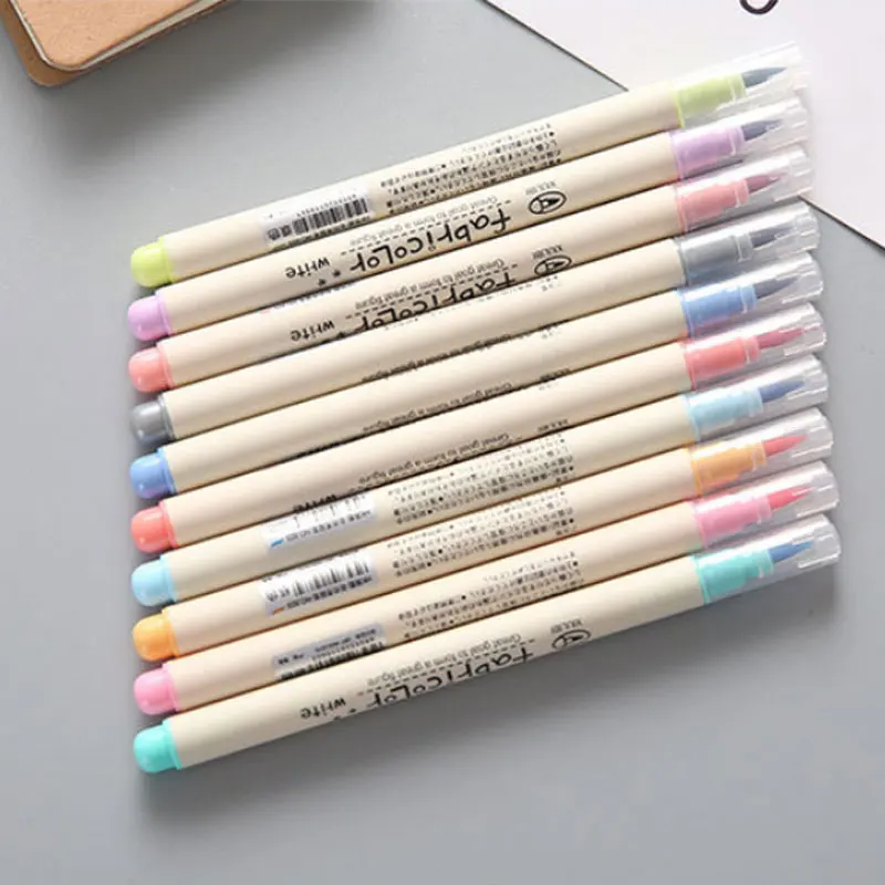 10 цветов Акварельная мягкая кисть маркер ручка художественные принадлежности