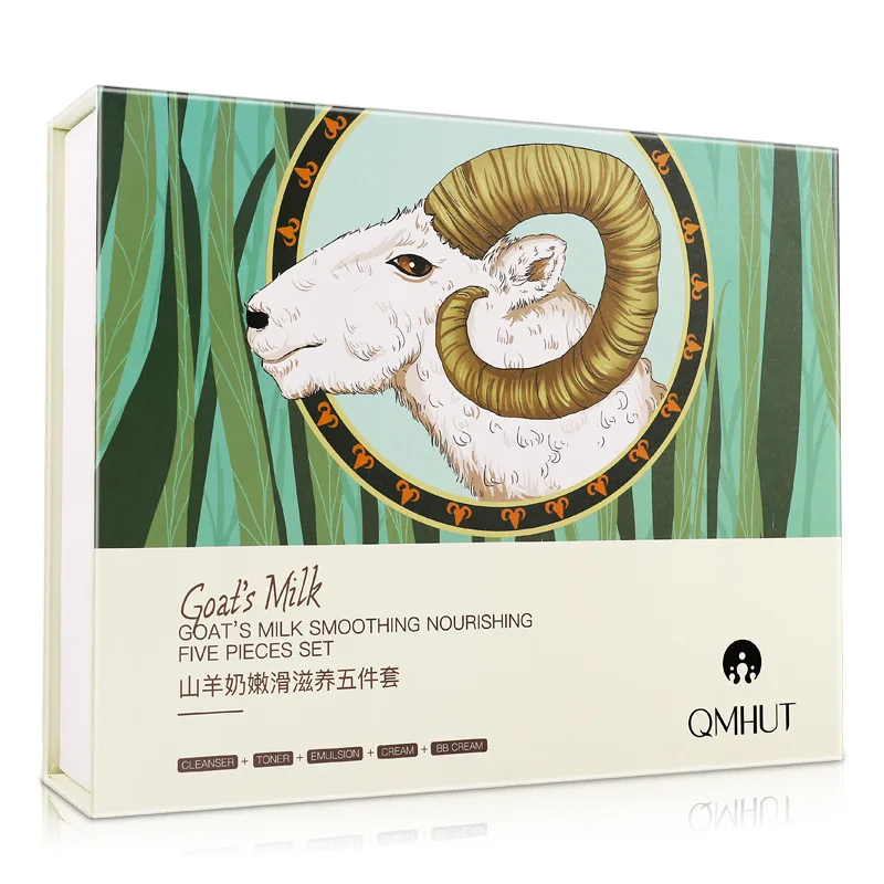 

5set Skin care set popular goat's milk facial care set genuine product with mild moisturizing and moisturizing skin care set
