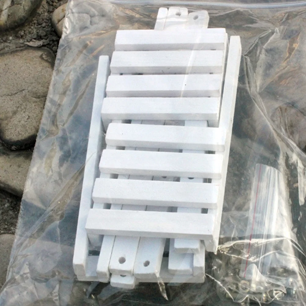 Белый 3 ярусный деревянный стенд для растений многоуровневый суккулентный