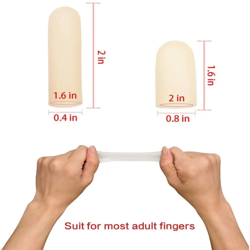 Гелевые пальчиковые кроватки крышка для пальцев силиконовые защитные пленки (5
