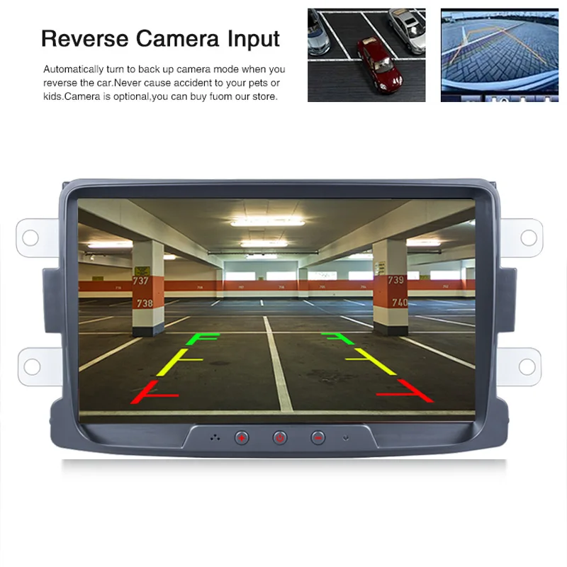 Автомагнитола Essgoo для Renault Dokker мультимедийный плеер на Android с GPS 8 &quotэкраном