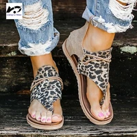 women summer sandals flats shoes woman bohemia sandalias sapato feminino d013 zapatos de mujer casual leopard snake zebra shoe