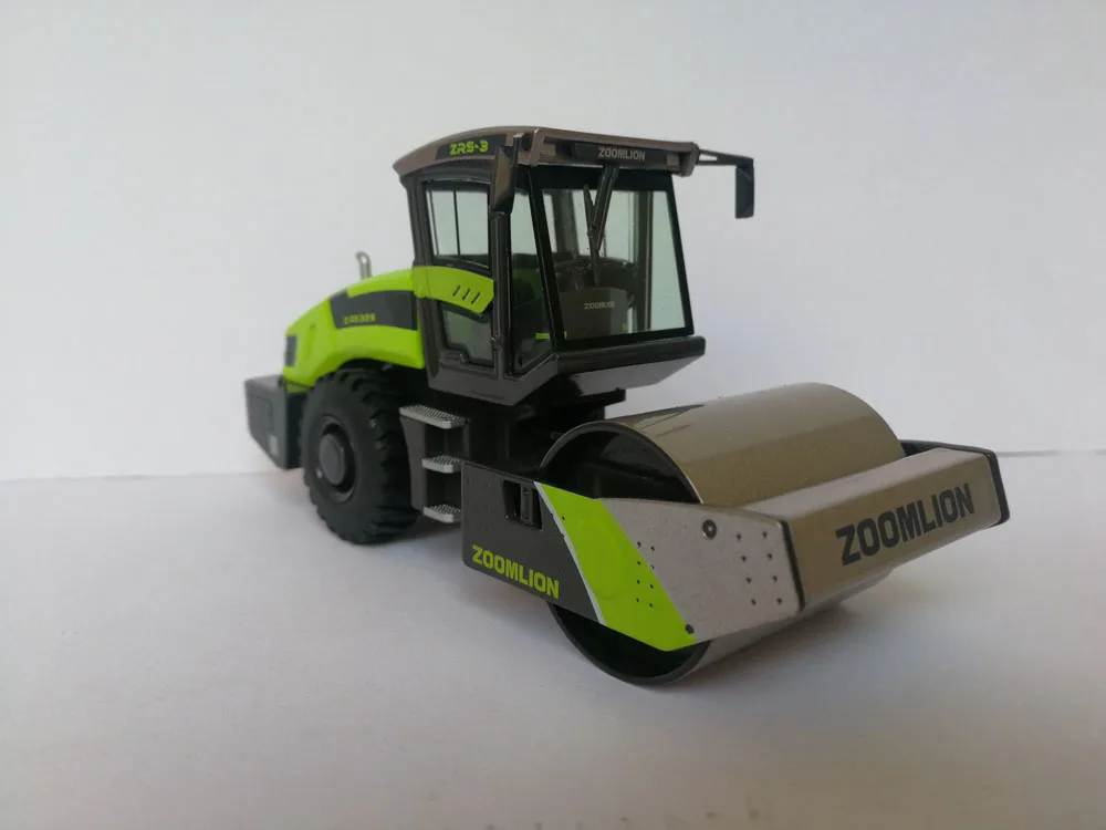 1:50 Zoomlion ZRS326 гидравлический однобарабанный Вибрационный дорожный каток 1:50 Масштаб литые игрушки