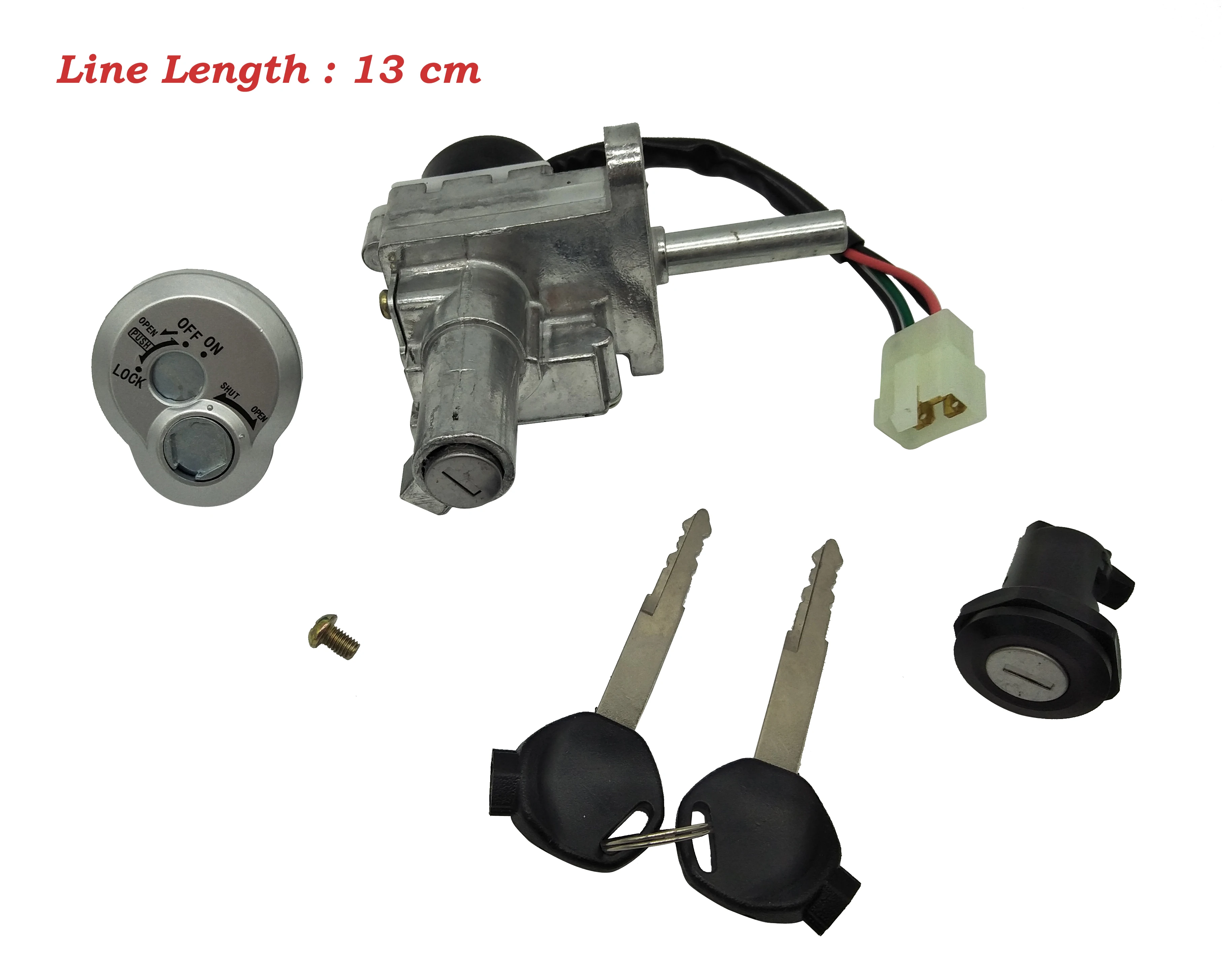 Z024 мопед скутер мотоциклетный замок для 125 4 поколения комплекты электрических