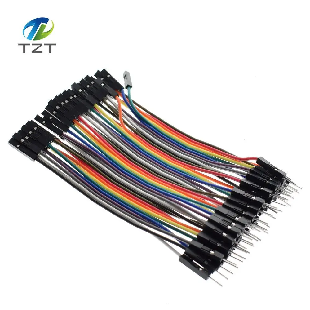 TZT Dupont Line 10 см/15 см/40 см мужской+ Женский Мужской и Женский Соединительный провод Dupont кабель для arduino DIY KIT