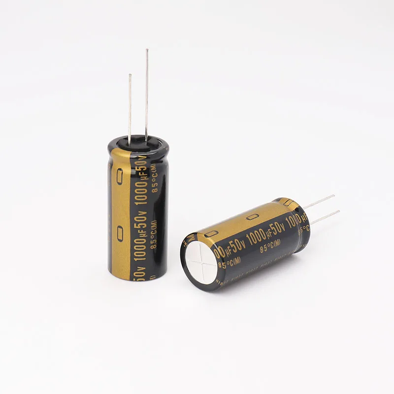2Pieces Nichicon Audio Capacitor Coupling Filter 1000uF 50V KZ Series 50v 1000uf 18X40mm | Capacitors