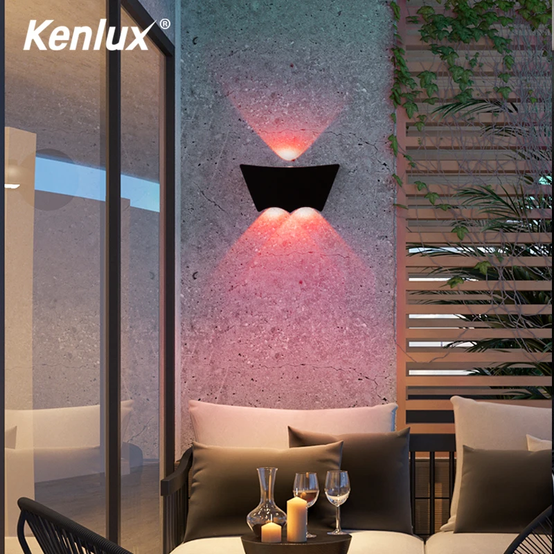 RGB 9W LED wall light indoor porch lights high quality colourful lamp shop bar restroom bedroom reading decoration | Лампы и освещение