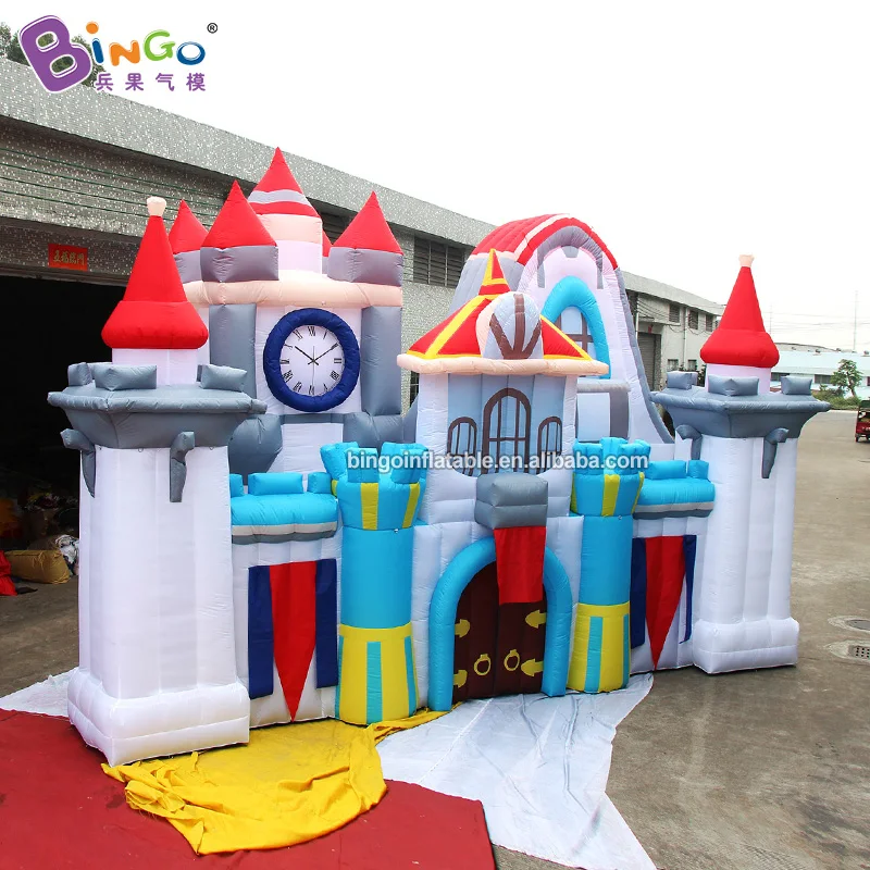 

Custom Made 8x2.6x5.5 Meters Church Backdrop Inflatable Castle Wall for Decoration Toys BG-A1253