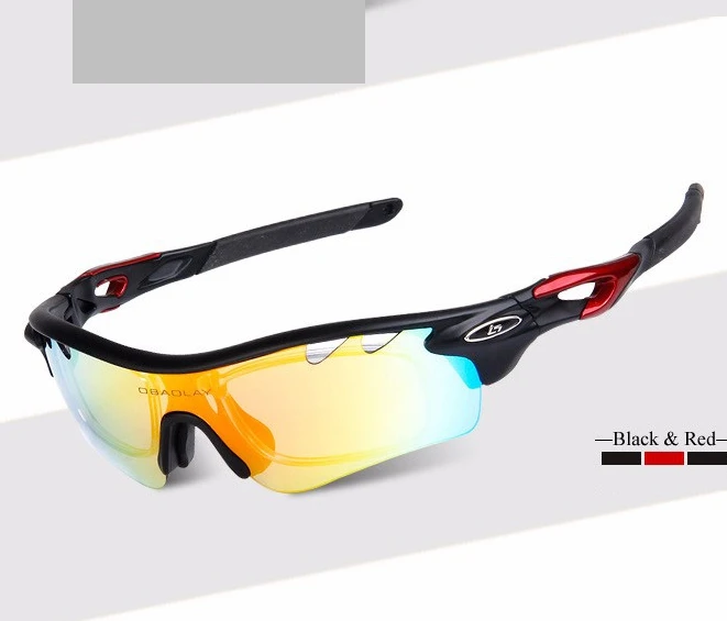 black red Высококачественные очки, поляризационные солнцезащитные очки для велоспорта, мужские и женские велосипедные очки, UV400, велосипедные очки, поляризационные солнцезащитные очки для велоспорта - Цвет: black red