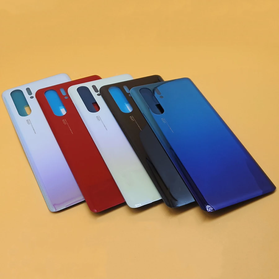 10 шт. стекло для huawei P30 pro задняя крышка батарейного отсека заднее Корпус Дверь