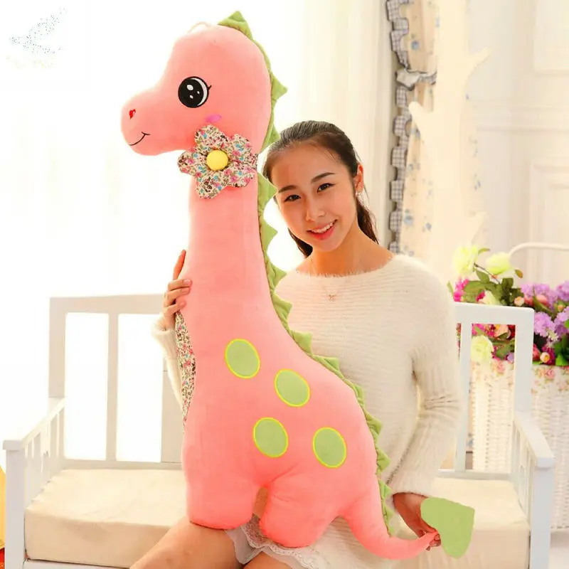 

39" Giant Big Dinasaur Plush Soft Toys Stuffed Animals Doll Birthday Xmas Holiday Gift Cute Plush Toys for Children