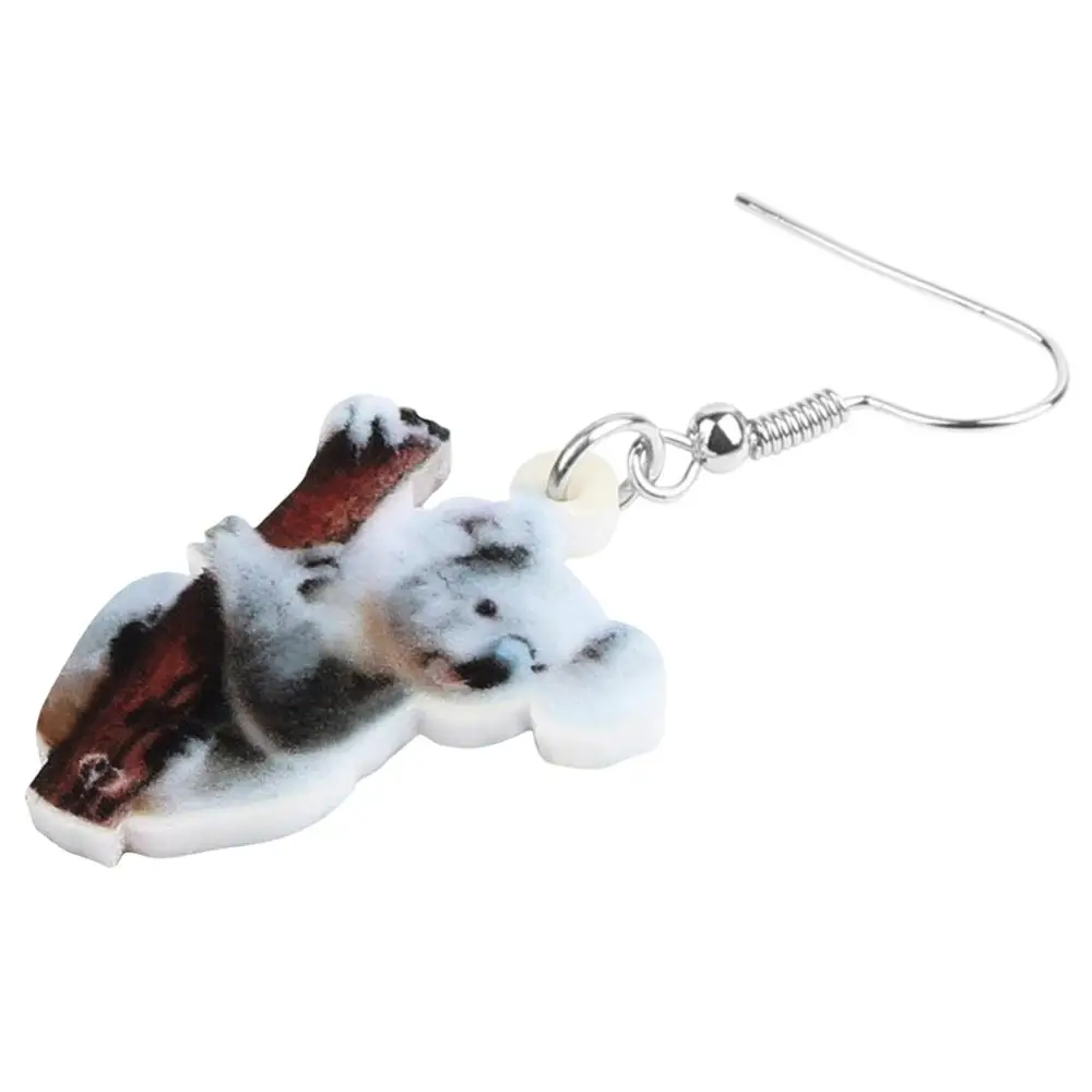 Акриловые австралийские серьги Koala Bonsny Висячие ювелирные изделия с животными для