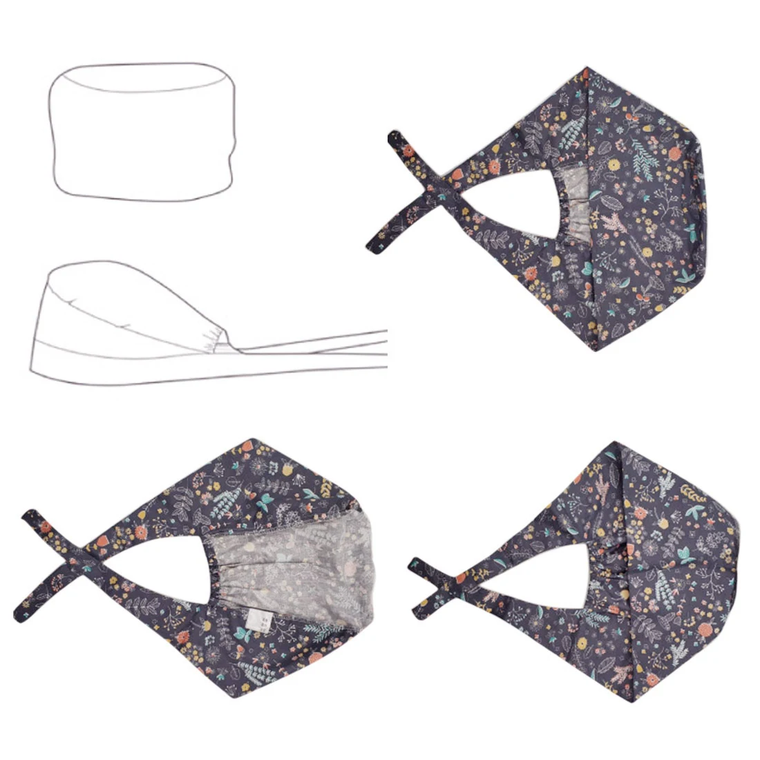 

Men Women Adjustable Work Hats for Beauty Spa Pet Shop Dental Clinic Printed Workshop Caps for Kitchen Bakery Hotels