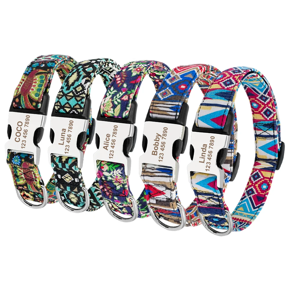 Ошейник для собак с индивидуальным принтом на заказ ошейник удостоверением