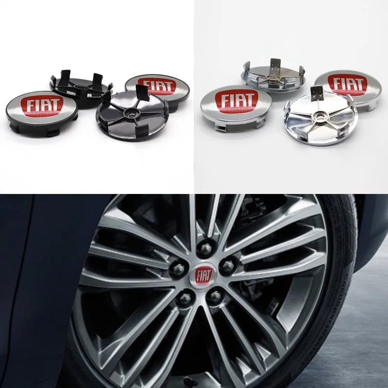

Suitable for FIAT-LOGO personalized car parts hub caps and center wheel stickers, 4PCS 68mm, personalized accessories.