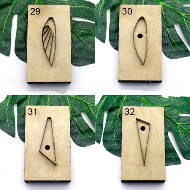 Японские Стальные лезвия для высечки Перфорированные Алмазные Крылья ушные